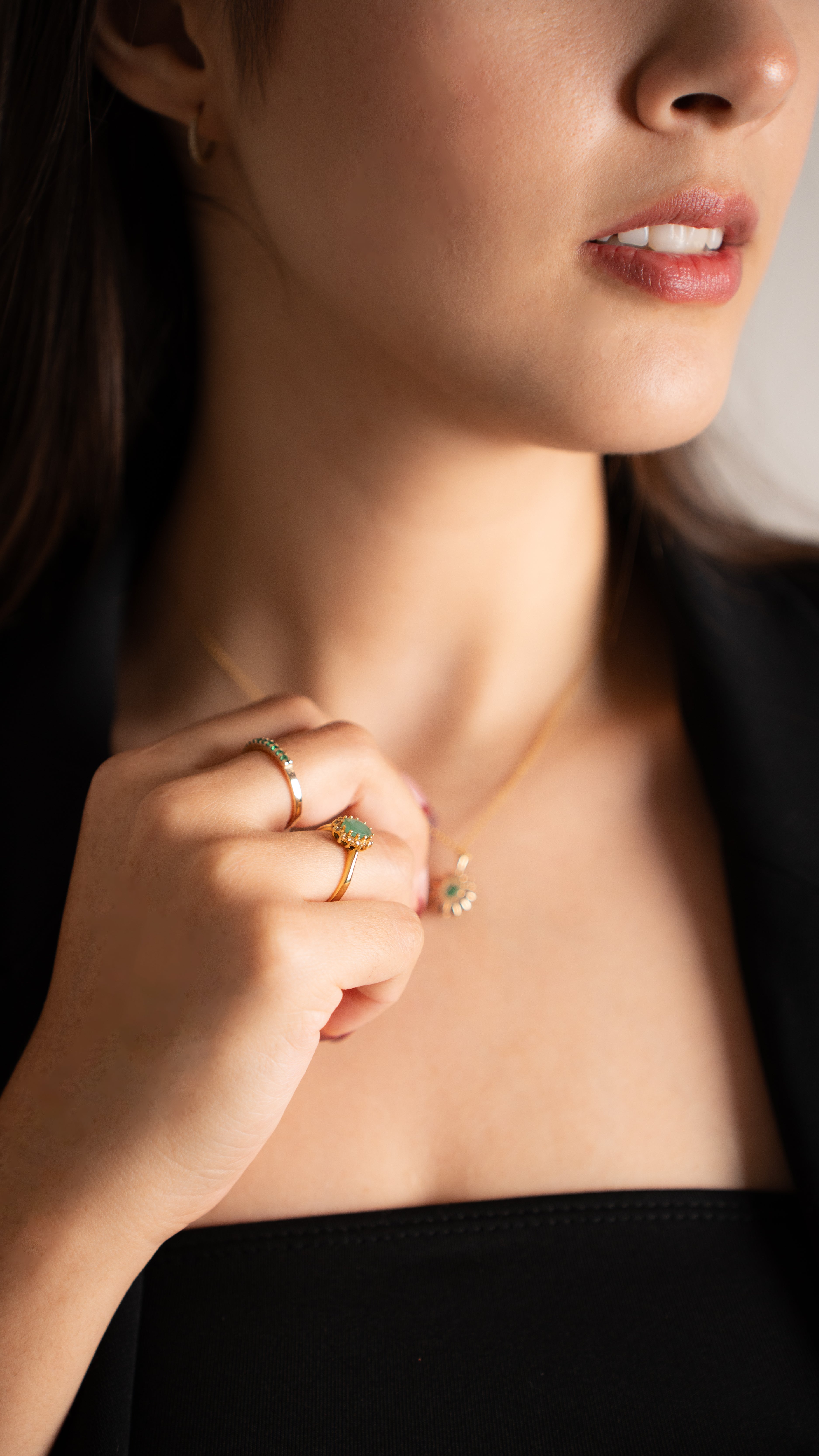ANILLOS CON PIEDRA NATURAL