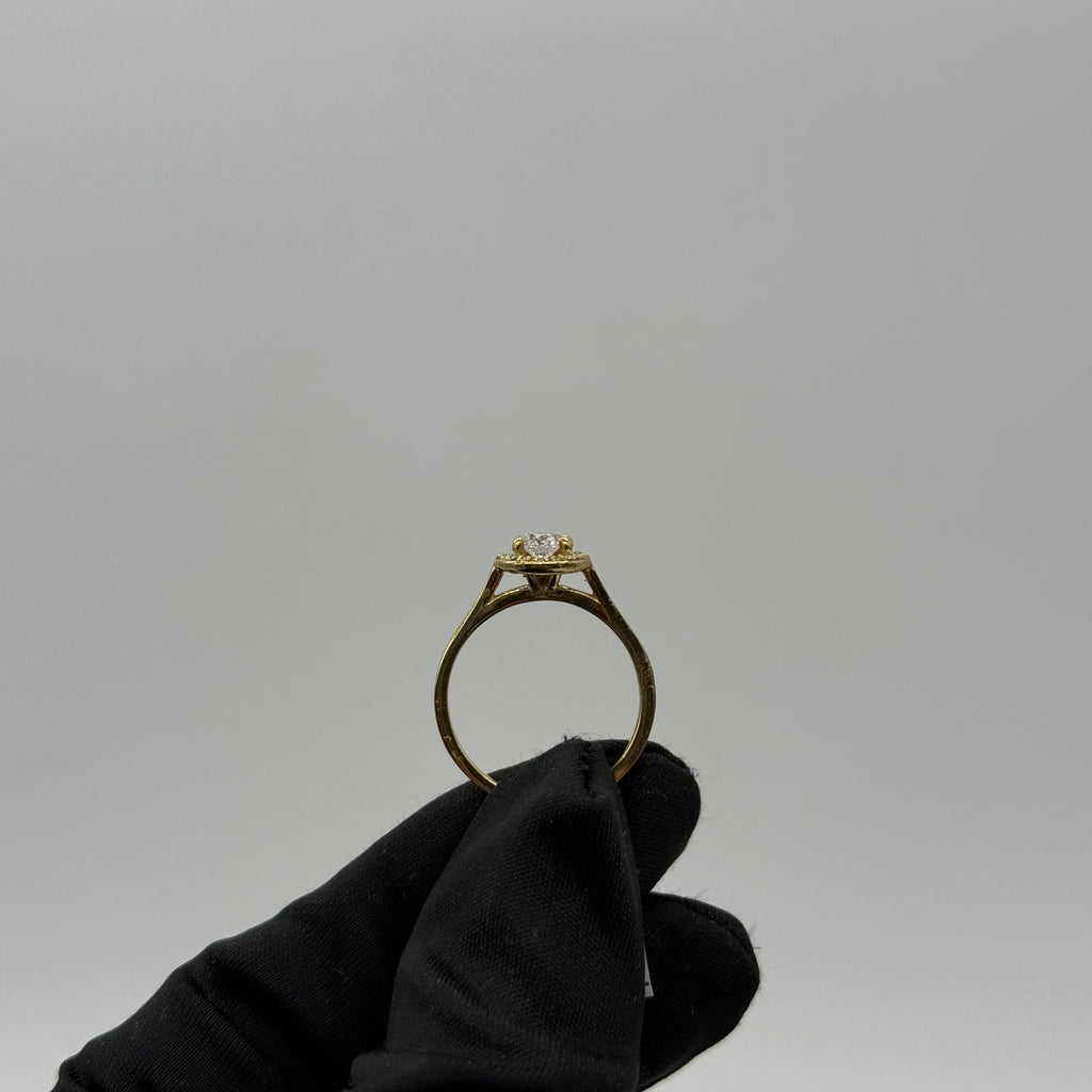 SOLITARIO HALO ROUND (LAB)