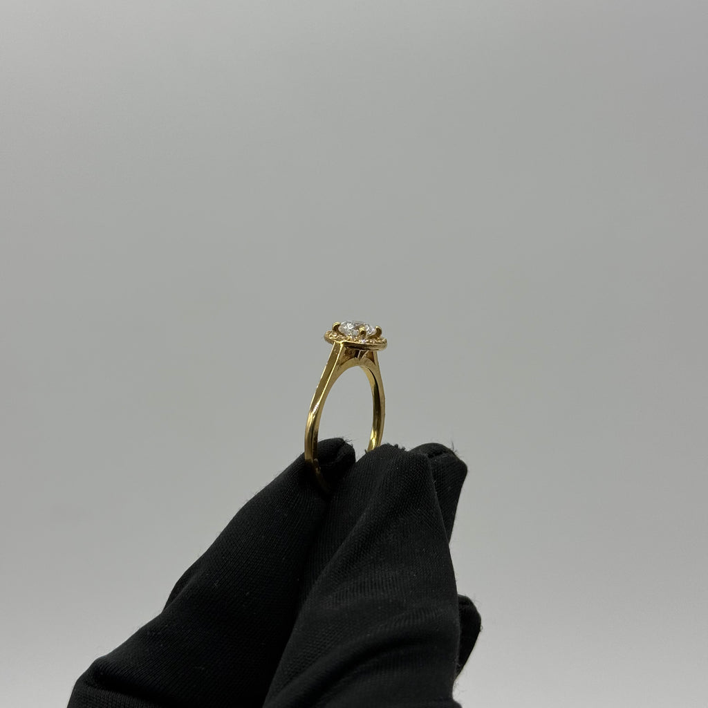 SOLITARIO HALO ROUND (LAB)