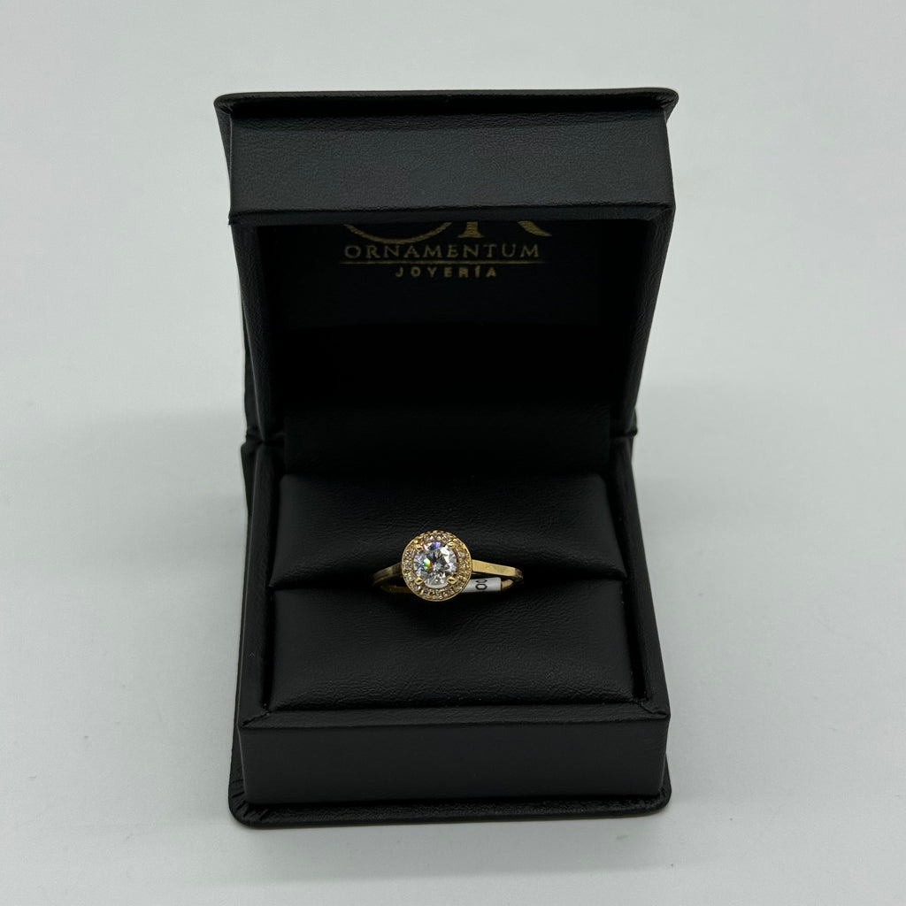 SOLITARIO HALO ROUND (LAB)